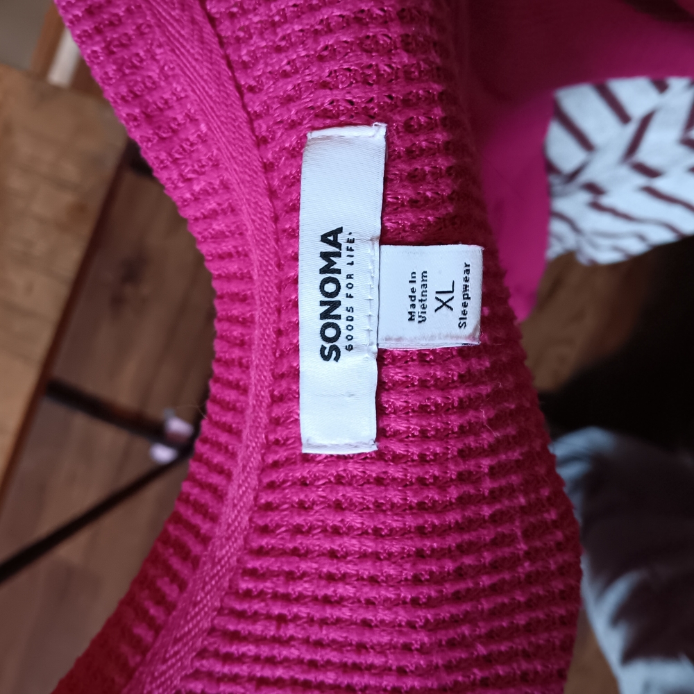 Womens Size XL, Sonoma Fuchsia Long Sleeve Top - Picture 3 of 3